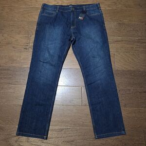 New 5.11 Tactical Jeans Mens 42x32 Defender-Flex Straight 74477 Blue Denim Pants